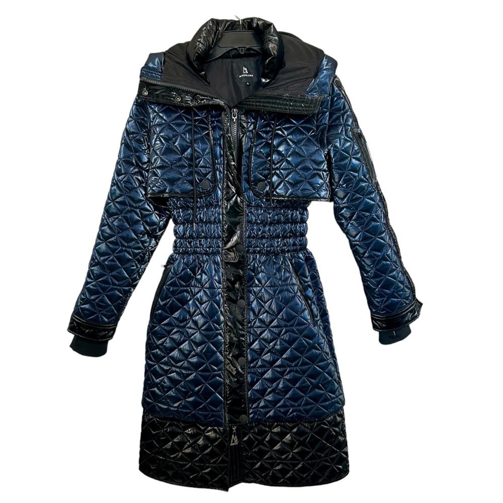 Magnlens Sculpted Down Jacket Sz S Blue/Black